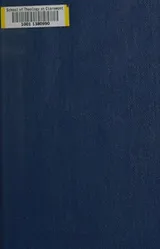 Cover of New Testament studies. VI