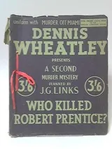 Cover of Who killed Robert Prentice?