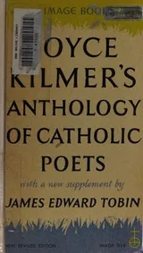 Cover of Joyce Kilmer's anthology of Catholic poets