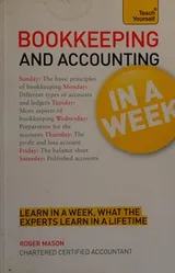 Cover of Bookkeeping and accounting in a week