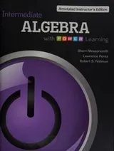 Cover of Intermediate Algebra with P. O. W. E. R. Learning