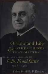 Cover of Of law and life & other things that matter
