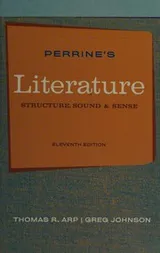 Cover of Perrine's literature--structure, sound and sense--Eleventh edition