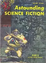 Cover of Astounding Science Fiction, June 1956