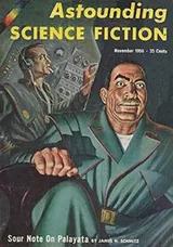 Cover of Astounding Science Fiction, November 1956