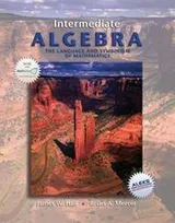 Cover of Intermediate algebra