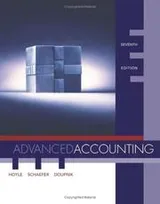 Cover of Advanced accounting