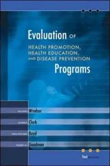 Cover of Evaluation of Health Promotion, Health Education, and Disease Prevention Programs with PowerWeb Bind-in Passcard