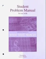 Cover of Student Problem Manual to accompany Investments