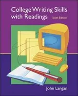 Cover of College Writing Skills with Readings