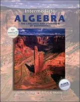 Cover of Intermediate Algebra