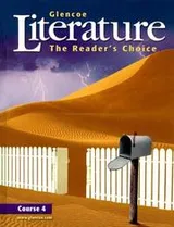 Cover of Glencoe literature--the reader's choice--course 4