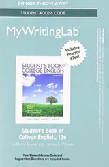 Cover of MyWritingLab with Pearson eText -- Standalone Access Card -- for Student's Book of College English Rhetoric, Reader, Research Guide, and Handbook