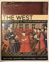 Cover of West Vol1& Myhistlab Web 1sem Wrld Hist/Wc