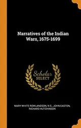 Cover of Narratives of the Indian Wars, 1675-1699