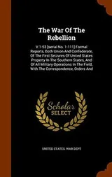 Cover of The War Of The Rebellion