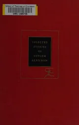 Cover of Selected stories of Sholom Aleichem