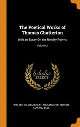 Cover of The Poetical Works of Thomas Chatterton