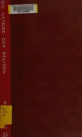Cover of Die Gefilde der Seligen