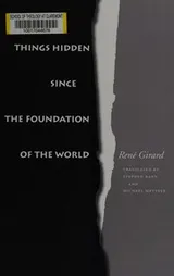 Cover of Things hidden since the foundation of the world