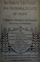 Cover of Great leaders and national issues of 1896