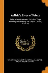Cover of Aelfric's Lives of Saints