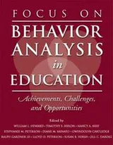 Cover of Focus on behavior analysis in education