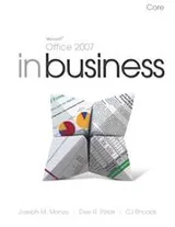Cover of Microsoft Office 2007 in Business, Core (In Business)