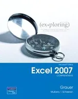 Cover of Exploring Microsoft Office Excel 2007 comprehensive