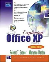 Cover of Exploring Microsoft Office XP Volume 1 - Enhanced Edition