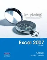 Cover of Microsoft Office Excel 2007