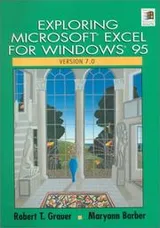 Cover of Exploring Microsoft Excel for Windows 95, version 7.0