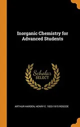 Cover of Inorganic Chemistry for Advanced Students