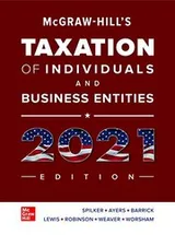 Cover of Loose Leaf for McGraw-Hill's Taxation of Individuals and Business Entities 2021 Edition