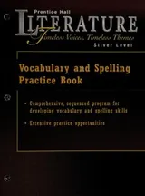 Cover of Vocabulary and Spelling Practice Book - Silver