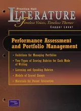 Cover of Prentice Hall Literature--Timeless Voices, Timeless Themes--Copper Level--Performance Assessment and Portfolio Management