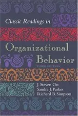 Cover of Classic readings in organizational behavior