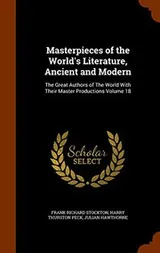 Cover of Masterpieces of the World's Literature, Ancient and Modern