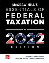 Cover of Loose Leaf for McGraw-Hill's Essentials of Federal Taxation 2022 Edition