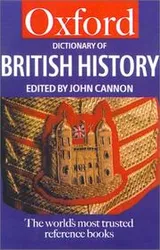 Cover of A dictionary of British history