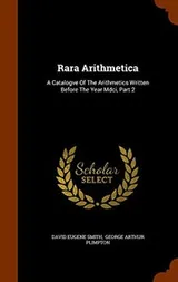 Cover of Rara Arithmetica