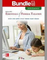 Cover of GEN COMBO LL MCGRAW-HILLS ESSENTIALS FEDERAL TAXATION 2018; CONNECT ACCESS CARD