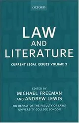 Cover of Law and literature