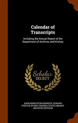 Cover of Calendar of Transcripts