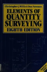 Cover of Elements of quantity surveying