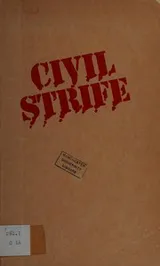 Cover of Civil strife