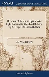 Cover of Of the use of riches