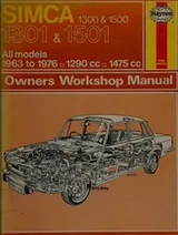 Cover of Simca 1301 and 1501 Owner's Workshop Manual