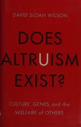 Cover of Does altruism exist?