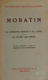 Cover of La comedia nueva o el café